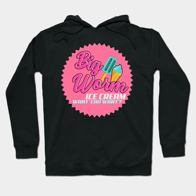 ice ice cream merah Hoodie by Jello_ink